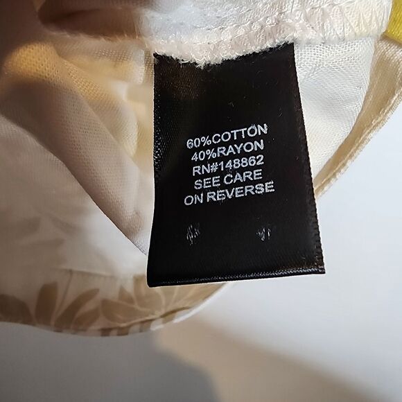 4X 26W Tan Torrid Daisy Double Gauze Ruffle Button Front Tank Top Square Neck Su - Picture 7 of 10